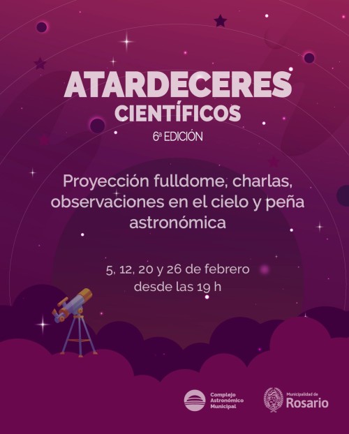 Atardeceres científicos 2026 - 6ª edición